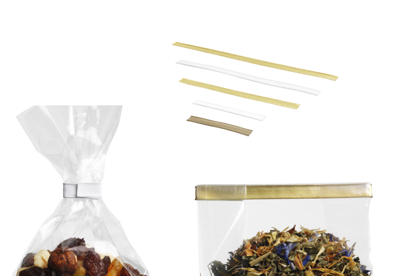 RADOklip-2, papirnate s 2 žice D 140 x Š 8mm, zlatne